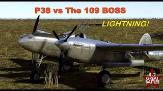 P38 vs The 109 Boss IL-2 Great Battles