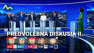 Predvolebná diskusia II. - Voľby 2023 - TV Markiza