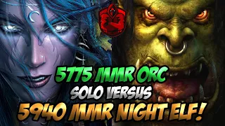 Orc (5775 MMR) vs (5940 MMR) Night Elf (Warcraft 3 Reforged)