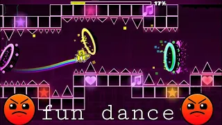 "Fun Dance" By Pulsefiregd 100% [HARDER LEVEL] [ALL COINS] | Geometry Dash