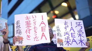 Japoneses protestam contra despejo de Fukushima após aprovação da Aiea