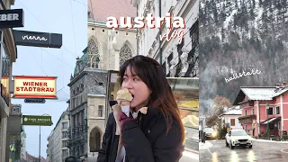 🇦🇹 austria vlog • vienna cafes, christmas markets, a white snowy hallstatt ❄️