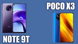 Xiaomi Redmi Note 9T vs Xiaomi Poco X3. Который лучше? Полное сравнение и разбор параметров.