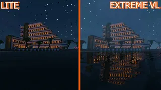 Sildurs Vibrant Shaders | Lite-Medium-High-Extreme VL | Shader Comparison