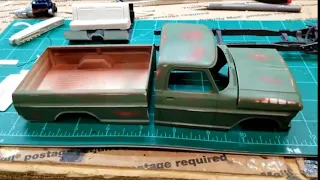 How to Rust Your Model Car. Weathering the 1/25 Scale 71 F100 Model Truck