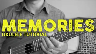 Maroon 5 - Memories (EASY Ukulele Tutorial) - Chords - How To Play
