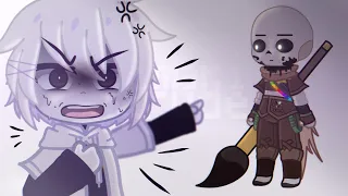 I am going to kill your family❗.://Ink!Sans & XChara//:.•//Undertale AUs ~ Gacha Club//•{My AU!!!}•✨