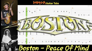 Peace Of Mind - Boston - Guitar + Bass TABS Lesson