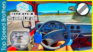 Suzuki Samurai 1.3 69HP (2001) POV TEST DRIVE ONBOARD Greece 🌴