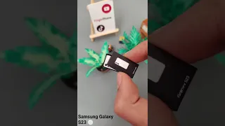 unboxing Samsung Galaxy S23 ⚪ miniature #miniphone #diy