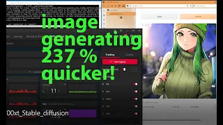 AMD GPU/Windows simple tricks to speed up the stable diffusion image generating - over 200% increase