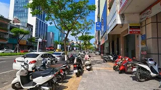 4K Vietnam Travel Guide - Da Nang Downtown & Airport Around Walking Tour