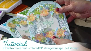 How to create multi-colored 3D stamped image the EZ way!