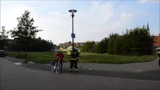Trauma helikopter landt in het centrum van Roden (DitisRoden.nl)