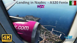 FS 2020 - A Passenger Life - Landing in Naples  Capodichino - A320 Fenix  Wizz Air