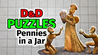 D&D Puzzle - Pennies in a Jar - Dungeons & Dragons Puzzles Wally DM #dnd