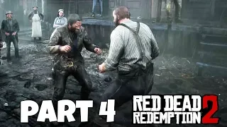 "BAR FIGHT !" RED DEAD REDEMPTION 2 GAMEPLAY WALKTHROUGH PART 4 | Let's Play | Playthrough