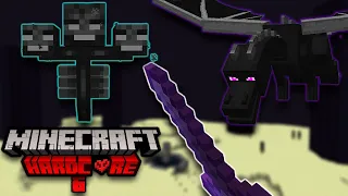 Fighting with Wither and Dragon in Minecraft Hardcore (#6)