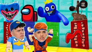 NÃO ESCOLHA AS PORTAS ERRADAS DOS MONSTROS ASSUSTADORES DO ROBLOX!!