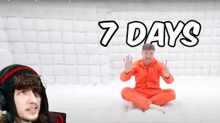 KreekCraft Reacts to MrBeast - I Spent 7 Days In Solitary Confinement