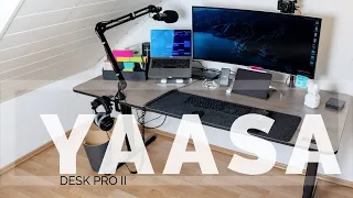 Höhenverstellbarer Schreibtisch - lohnt sich das? | Yaasa Desk Pro II