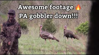 Darian's first gobbler!!! PA Spring Gobbler Turkey Hunt 2024 - Ridge Raised Outdoors