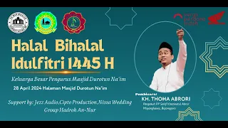 HALAL BIHALAL 1445 H | KELUARGA BESAR PENGURUS & JAMA'AH MASJID DUROTUN NA'IM DK. KUNIRAN