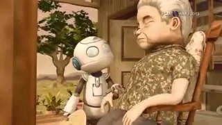 El video más triste del mundo abuelita con robot