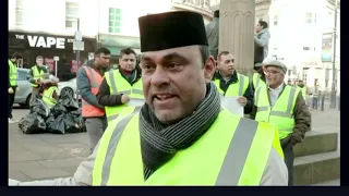 BBC Look North - Ahmadiyya Muslim Association street cleaning Huddersfield