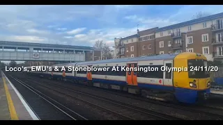 Trains At Kensington Olympia 24/11/20