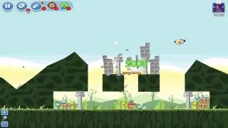 Angry Birds | Poached Eggs Level 36 (2-15) - 3 Star Tutorial / Walkthru