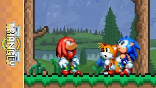 Short adventure of Team Sonic in Terraria world!