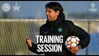 INTER vs SHERIFF | PRE-MATCH TRAINING SESSION | 2021-22 UEFA CHAMPIONS LEAGUE ⚫🔵