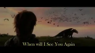 Together From Afar (with lyrics) - How To Train Your Dragon The Hidden World || HTTYD 3 Soundtrack