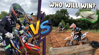 DANGERBOY VS HUCKSON!! Holeshot Challenge!