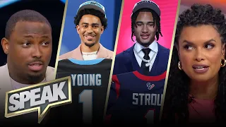 Bryce Young drafted 1st overall to Panthers, Texans select Stroud & Anderson Jr. | NFL | SPEAK