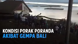Kondisi Porak-poranda Akibat Gempa di Bali Hari Ini