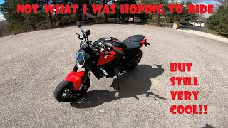 Ducati Monster first ride!