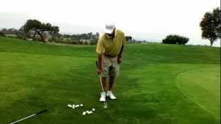 Bounce the ball on a golf club