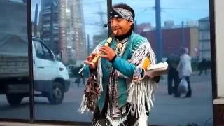 Indian Runa Kay (Kay Rune). Indian Music and Dance. Huaicheno River.