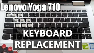 Keyboard replacement, Touchpad, Hard drive, Battery Lenovo Yoga 710 HOW TO | DIY Electro Repairs