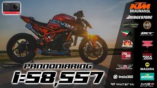 Pannoniaring 1:58 onboard | KTM 1290 Superduke R