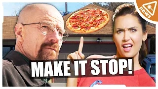 BREAKING BAD Fans Throw Pizza on Walter White's House?! (Nerdist News w/ Jessica Chobot WTFridays)