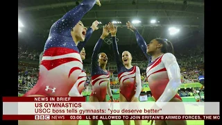 The ongoing problems of rebuilding gymnastics (USA) - BBC News - 6th November 2018