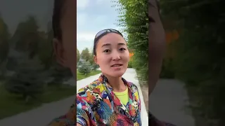 Киргизская девушка говорит на якутском