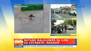 UB: Batang nalulunod sa ilog sa Cotabato, nasagip