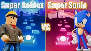 Tiles Hop - Super Roblox Song - Slaying in Roblox VS Super Sonic (PedroDjdaddy) V Gamer