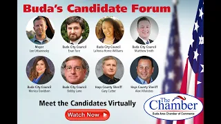 Buda's 2020 Candidate Forum - October 8, 2020
