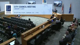 Durham City Council Jan 7, 2019