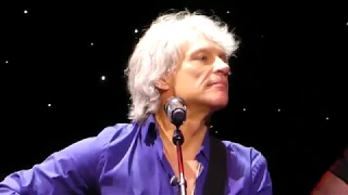 Jon Bon Jovi   Living On A Prayer  acoustic Runaway To Paradise Cruise  8-17-19
